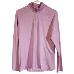 EUC Adidas Golf Long Sleeve Quarter Zip Wicking and Sun Protection Shirt